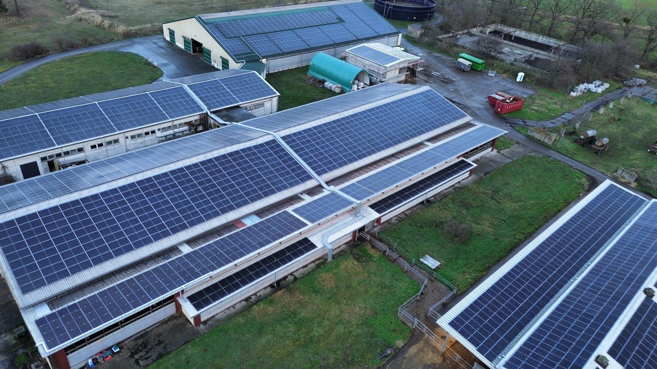 Photovoltaikanlage auf Industriedach